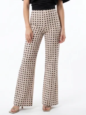 Pantalón Estampado Cuadros Naval