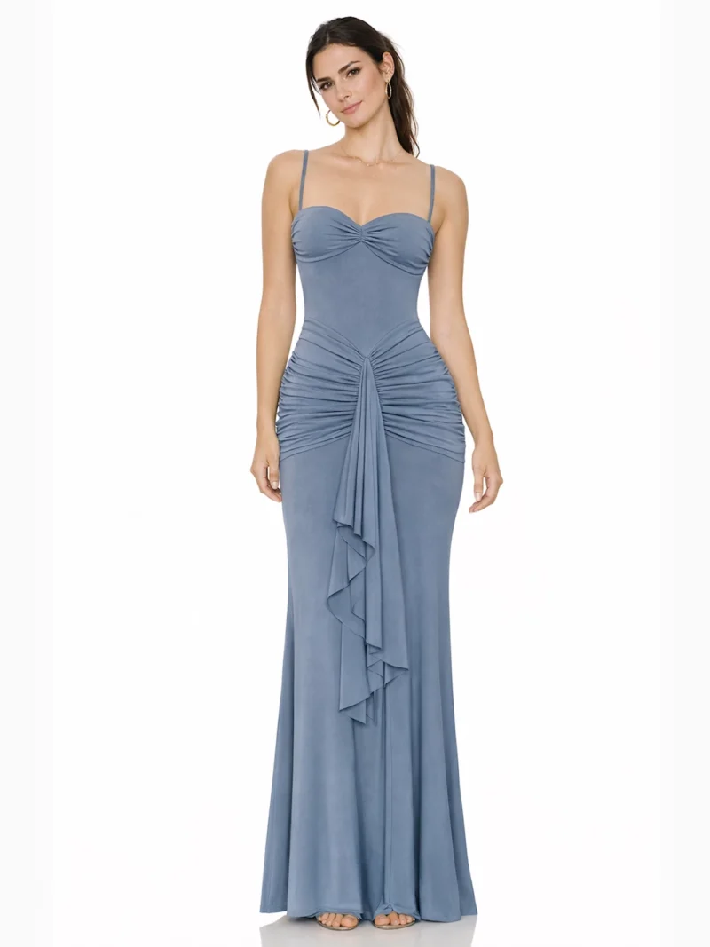 Vestido Largo Gris Wind