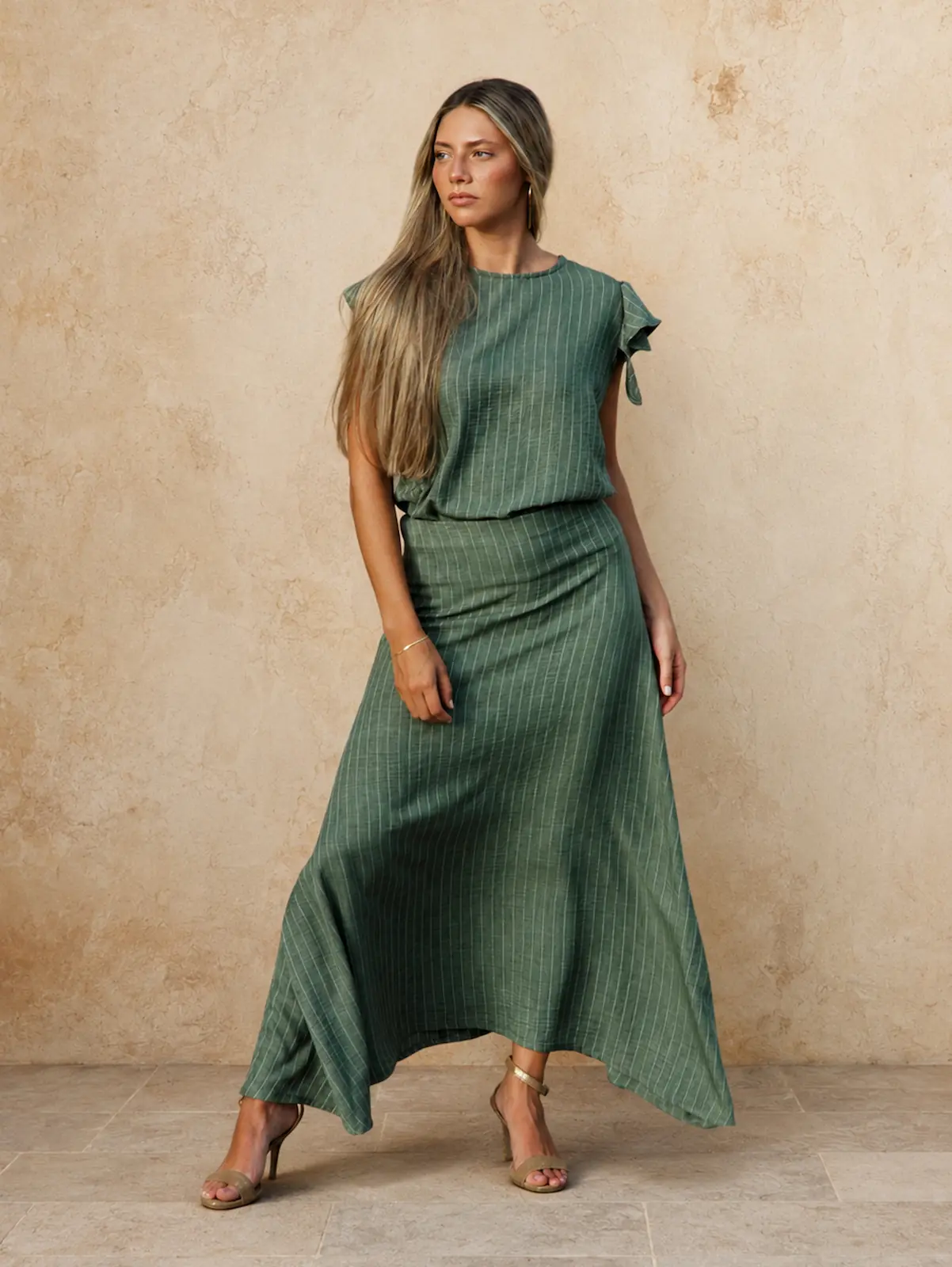 Conjunto Verde Rayas Elvis